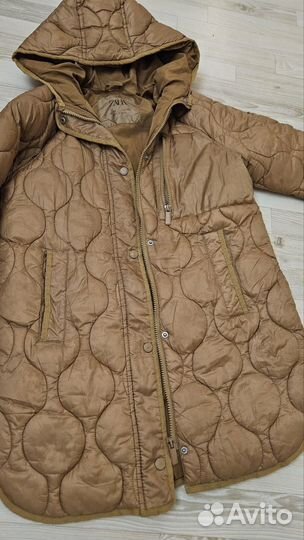 Пуховик лёгкий Zara р.140