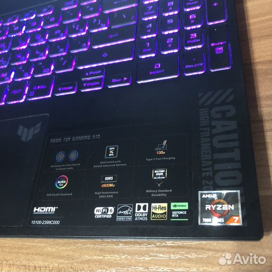 Игровой ноутбук asus tuf gaming a15