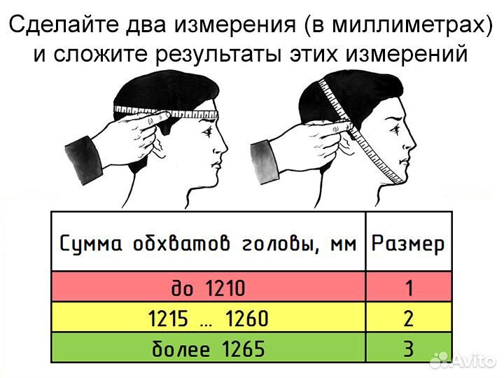 Противогаз гп-7, размеры №1 и 2, без асбеста