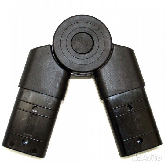 Усиленный шарнир ручки на трубу овал 41/17 мм