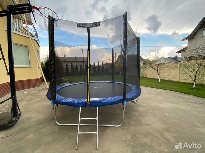 Батут с сеткой Ametist 8ft (252 см.) 120 кг