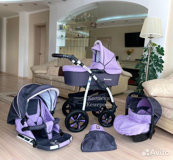Коляска 3 в 1 Verdi Sonic Plus