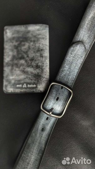 Ремень кожаный. Ручная работа