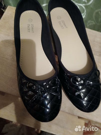 Балетки иск.лак 42размер