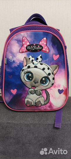 Рюкзак школьный для девочки бу