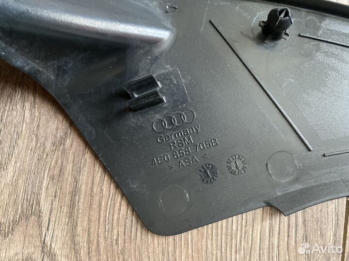Накладка зеркала внутренняя пара Audi A8 D3