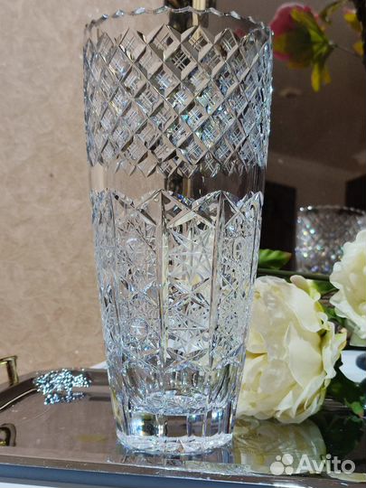 Ваза хрусталь Чехословакия, СССР