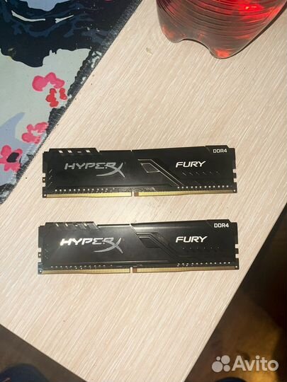 Оперативная память ddr4 hyperx fury 8gb