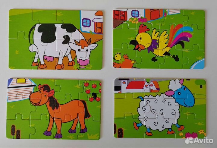 Пазлы для детей 2-4 года