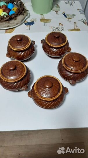 Горшок для запекания. Набор 5шт