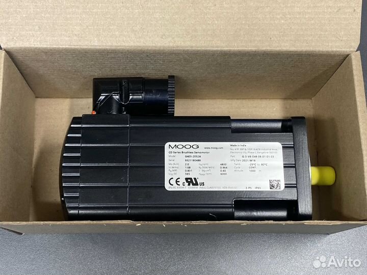 Moog G403-2052A Серводвигатель, новый, 1 шт