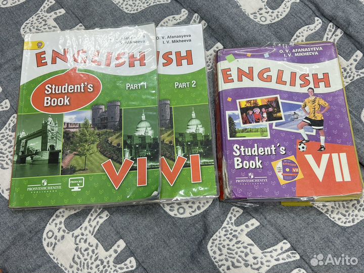 Учебники по английскому языку: 6 и 7 классы