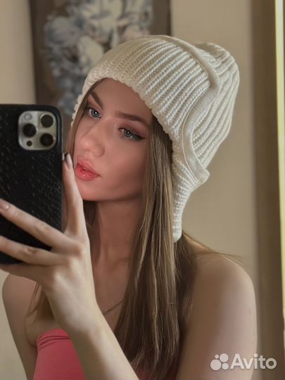 Шапка ушанка женская