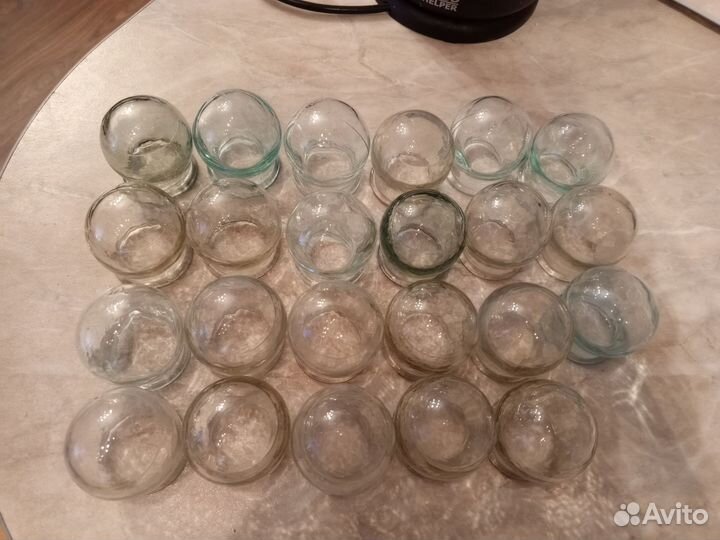 Массажные стеклянные банки