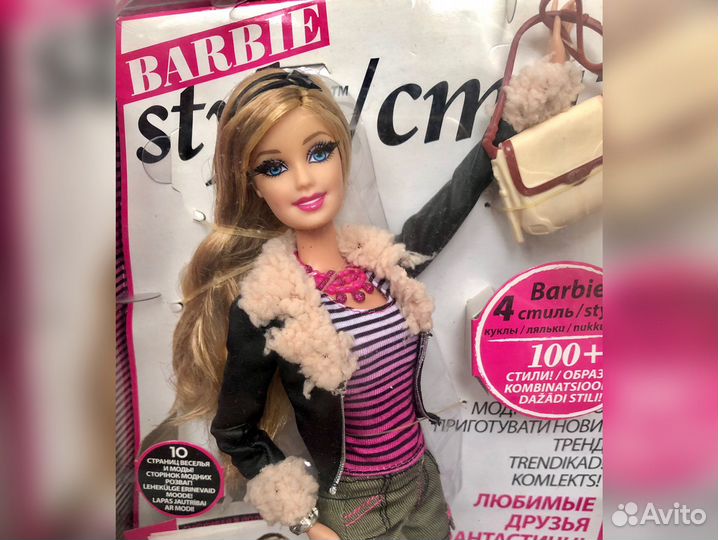 Редкая Кукла Barbie Style Fashion. 2014