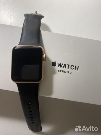 Часы apple watch 3 38 mm (розовое золото)