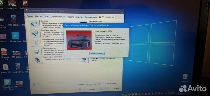 Струйный мфу Canon mp495