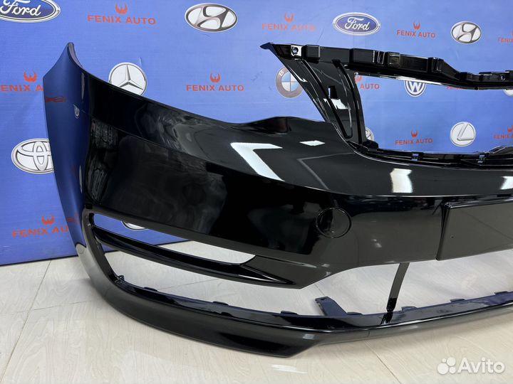 Бампер передний Kia Rio 3 с 15-17 цвет Черный