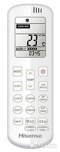 Кондиционер сплит Hisense AS-18UW4sxatv07