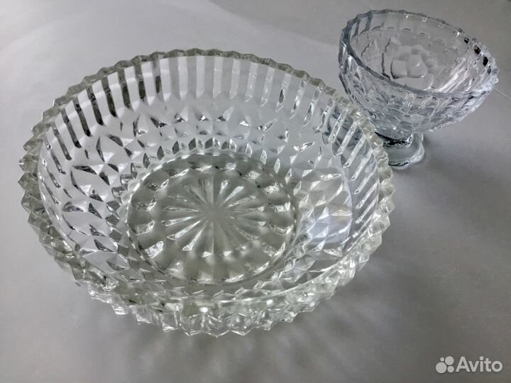 Банки+стаканы отдам / Салатники 8шт Стекло СССР