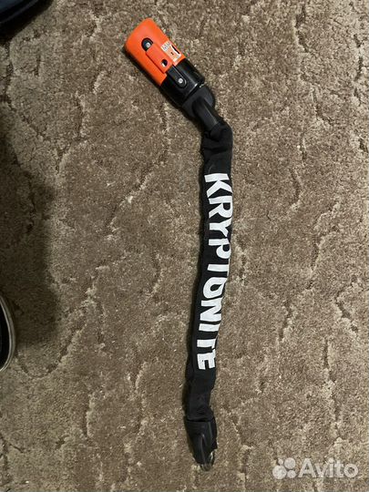 Цепь замок для велосипеда kryptonite