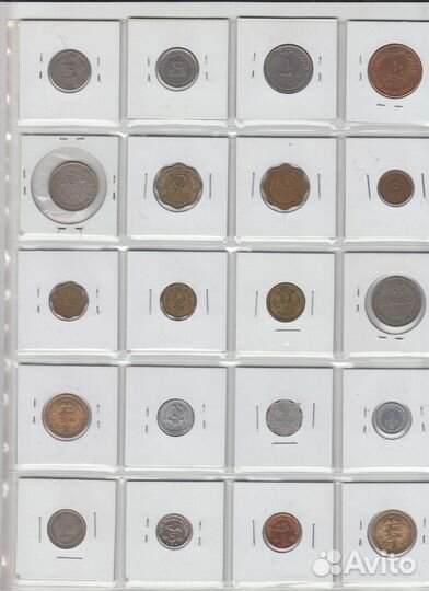 Набор монет Цейлон, ОАЭ, Малайзия, Непал