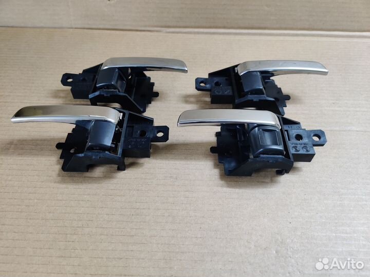 Ручки дверные салона Аутлендер 3 хром комплект