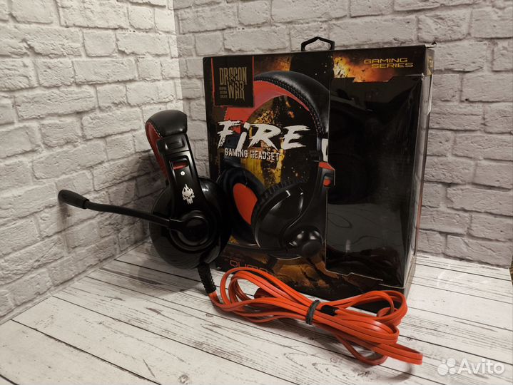 Игровые наушники Qumo Dragon War Fire (GHS 0009)
