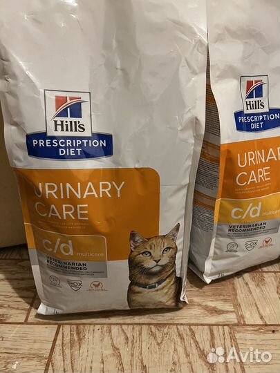 Корм для кошек hills c/d 3кг