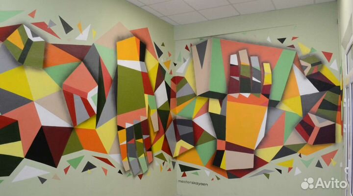 Роспись стен / Интерьерная и фасадная