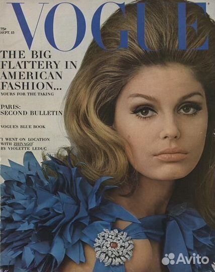 Неопубликованный кадр для журнала Vogue Sept 1965
