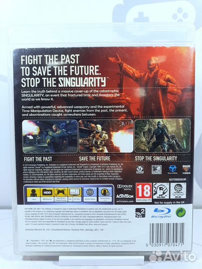 Диск для PS3 Singularity б/у с гарантией