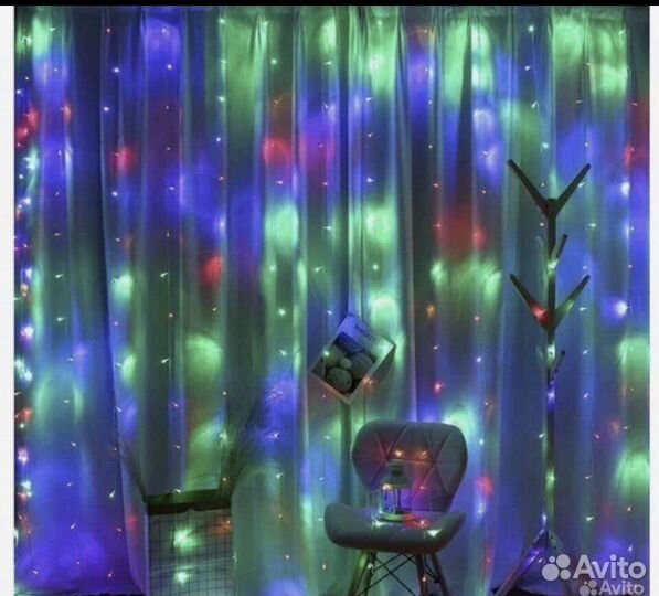 Гирлянда штора