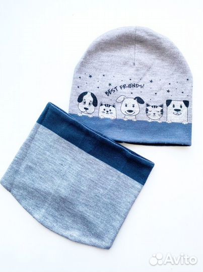 Продам комплект шапка+снуд