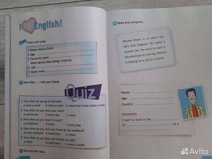 Рабочая тетрадь по английскому 4 класс