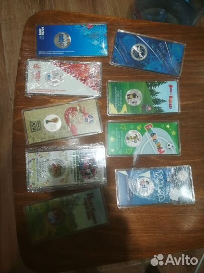 25 рублей цветные в блистерах