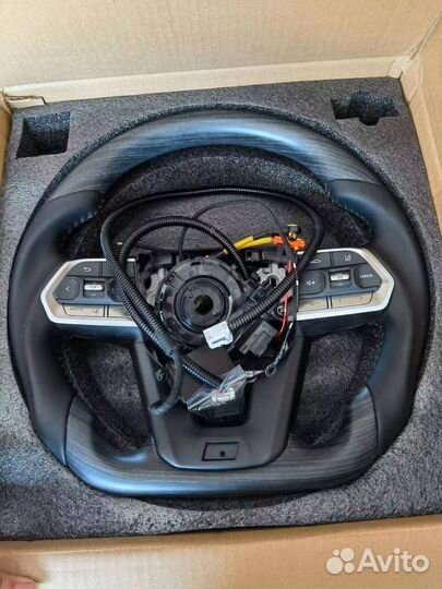 Руль для toyota стиль LC300 (подогрев, анатомия)