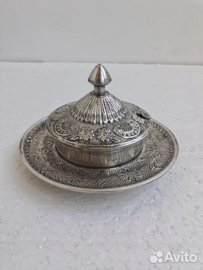 Икорница-маслёнка мельхиоровая EIC eadfref