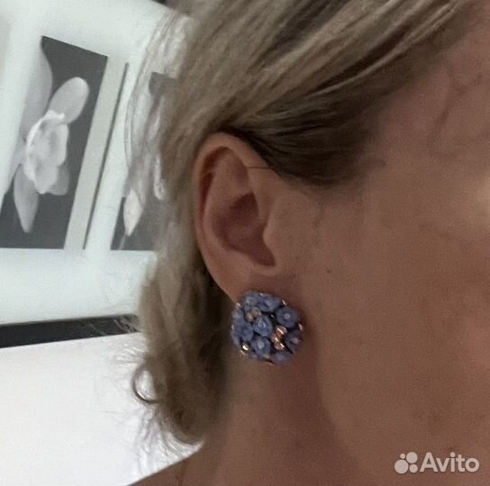 Серьги и кольцо набор