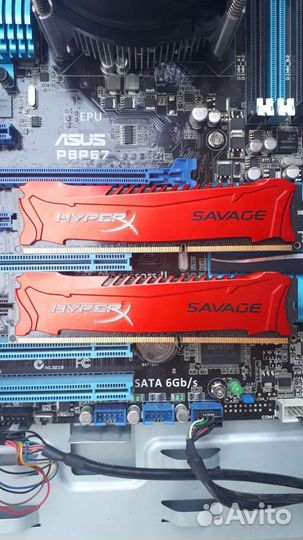 Оперативная память ddr3 4+4 gb 2400мгц для пк