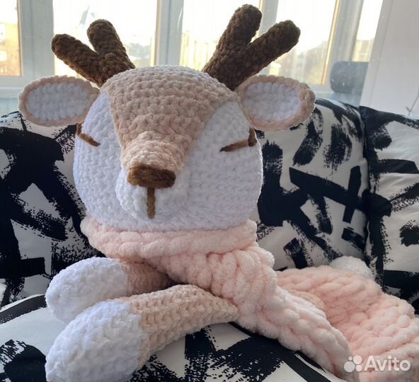 Пижамница оленёнок, мягкая игрушка