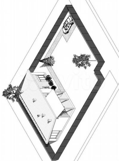 Коттедж 121 м² на участке 7 сот.