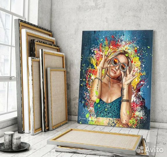 Портрет на холсте по фото