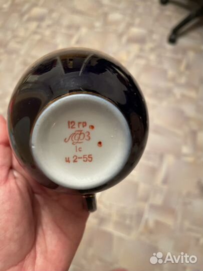 Чайные пары синий кобальт