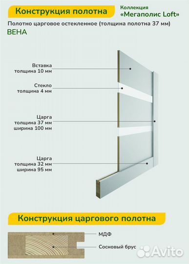 Дверь межкомнатная Валенсия новая от производителя