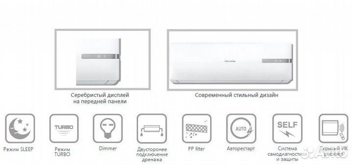 Кондиционеры Hisense on\of inverter