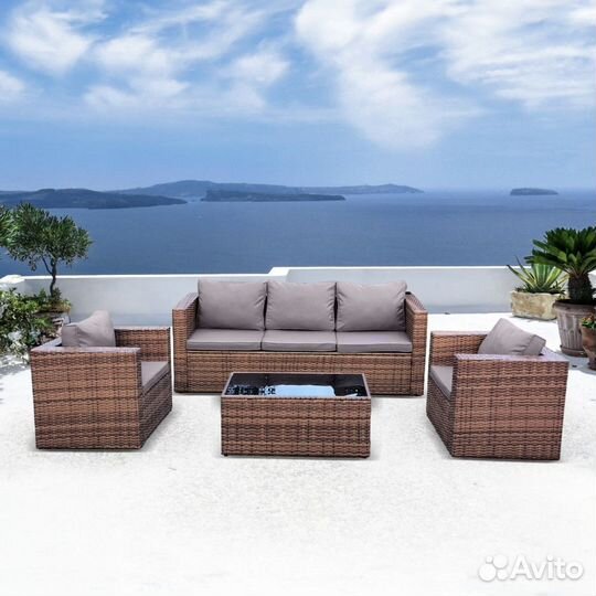 Комплект плетеной мебели AFM-302AL