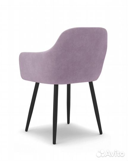 Стулья кухонные мягкие / Стул розовый велюровый