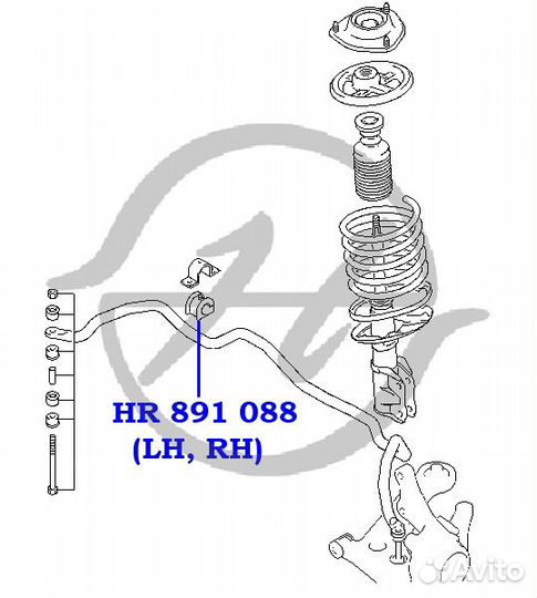 Втулка стабилизатора