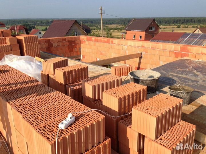 Керамические блоки. Доставка и разгрузка